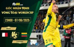 fb88-soi kèo Malta vs Lithuania