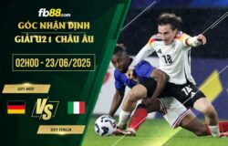 fb88-soi kèo U21 Đức vs U21 Italia