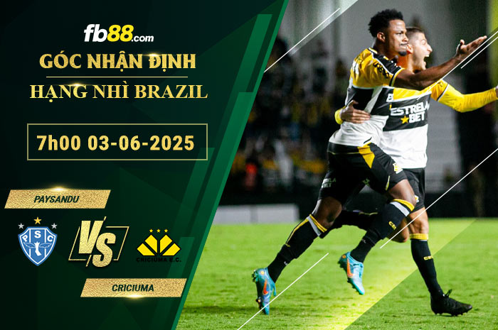fb88-soi-keo-tran-dau-Paysandu-vs-Criciuma-03-06-2025