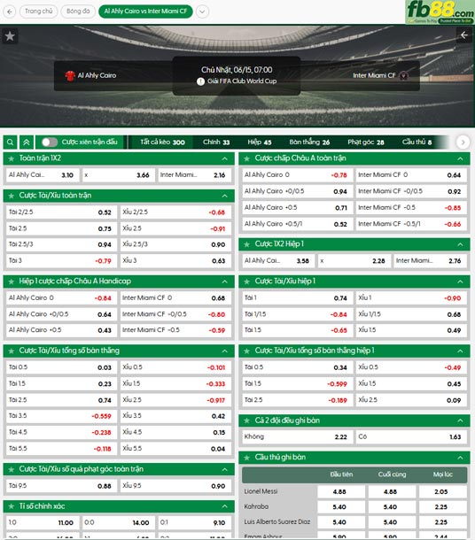 fb88-thong-so-tran-dau-Al-Ahly-vs-Inter-Miami-15-06-2025