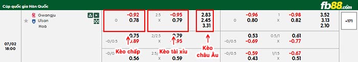 fb88-bảng kèo trận đấu Gwangju vs Ulsan