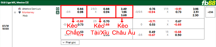 fb88-bang-keo-tran-dau-San-Luis-vs-Monterrey-19-07-2025