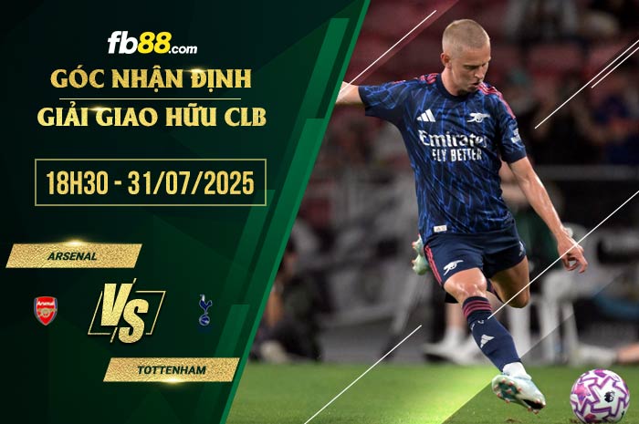 fb88-chi tiết kèo trận đấu Arsenal vs Tottenham