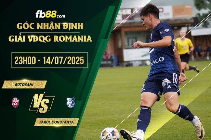 fb88-chi tiết kèo trận đấu Botosani vs Farul Constanta