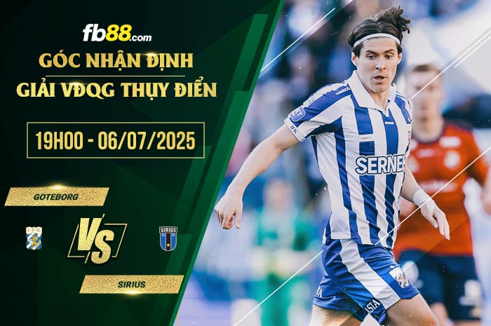 fb88-soi kèo Goteborg vs Sirius