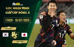 fb88-soi kèo Hàn Quốc vs Nhật Bản