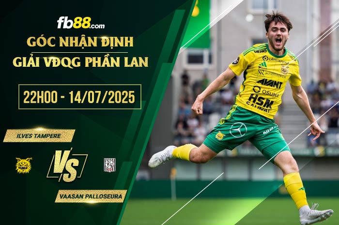 fb88-chi tiết kèo trận đấu Ilves Tampere vs Vaasan Palloseura