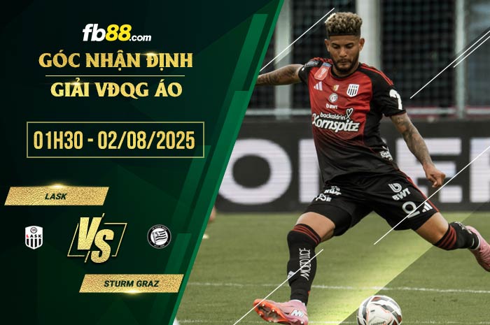 fb88-soi kèo LASK vs SK Sturm Graz