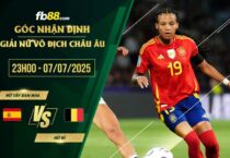 fb88-soi kèo Nữ Tây Ban Nha vs Nữ Bỉ