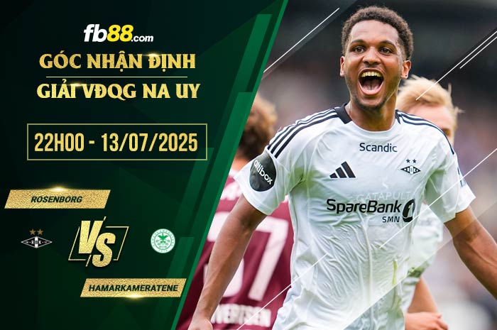 fb88-soi kèo Rosenborg vs Hamarkameratene