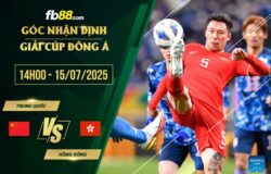 fb88-soi kèo Trung Quốc vs Hồng Kông