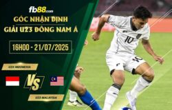 fb88-soi kèo U23 Indonesia vs U23 Malaysia