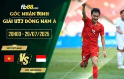 fb88-soi kèo U23 Việt Nam vs U23 Indonesia