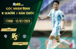 fb88-soi kèo Ulsan vs Daegu