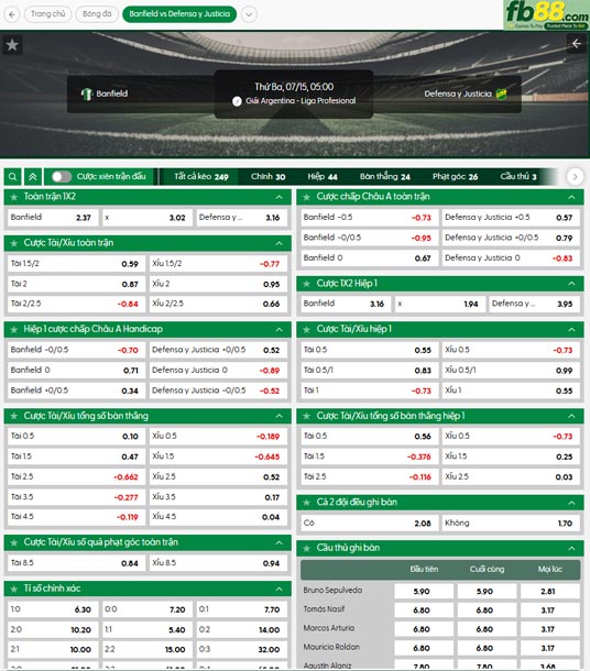 fb88-ty-le-tran-dau-Banfield-vs-Defensa-15-07-2025