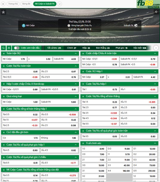 fb88-thong-so-tran-dau-Celje-vs-Sabah-Baku-18-07-2025
