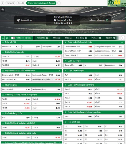 fb88-ty-le-tran-dau-Dinamo-Minsk-vs-Ludogorets-17-07-2025