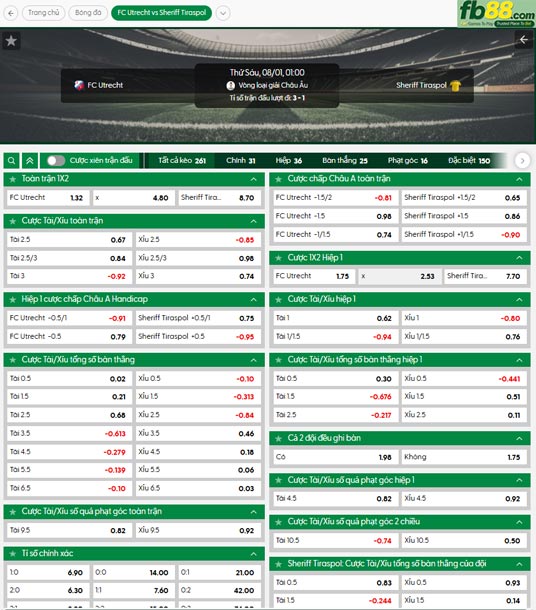 fb88-soi-keo-tran-dau-Utrecht-vs-Sheriff-Tiraspol-01-08-2025