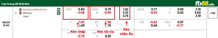 fb88-bảng kèo trận đấu Sanfrecce Hiroshima vs Shimizu S-Pulse