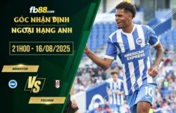 fb88-chi tiết kèo trận đấu Brighton vs Fulham