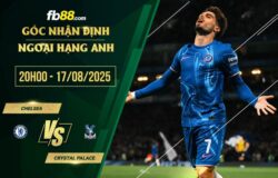 fb88-chi tiết kèo trận đấu Chelsea vs Crystal Palace