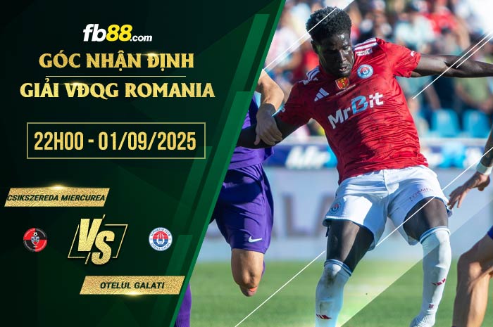 fb88-soi kèo Csikszereda Miercurea vs Otelul Galati
