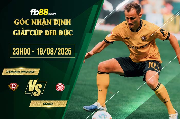 fb88-soi kèo Dynamo Dresden vs Mainz