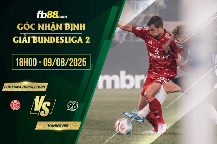 fb88-soi kèo Fortuna Dusseldorf vs Hannover
