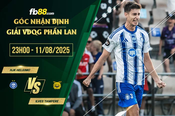fb88-soi kèo HJK Helsinki vs Ilves Tampere