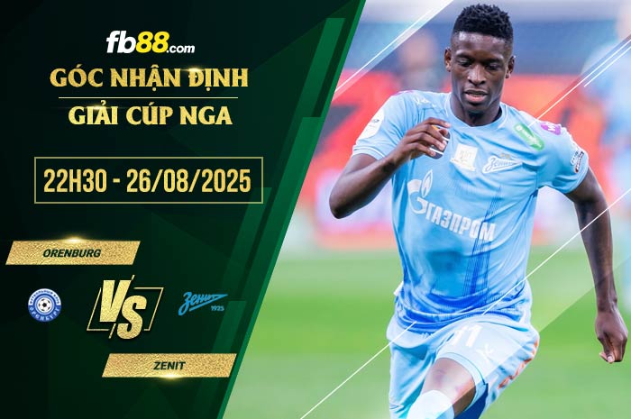 fb88-soi kèo Orenburg vs Zenit