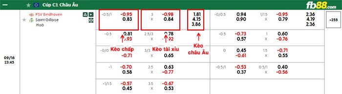 fb88-bảng kèo trận đấu PSV vs Saint-Gilloise