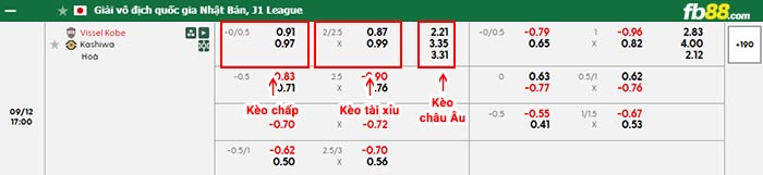 fb88-bảng kèo trận đấu Vissel Kobe vs Kashiwa Reysol