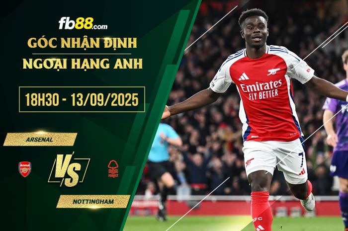 fb88-soi kèo Arsenal vs Nottingham