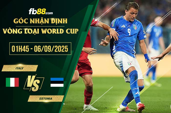 fb88-soi kèo Italy vs Estonia