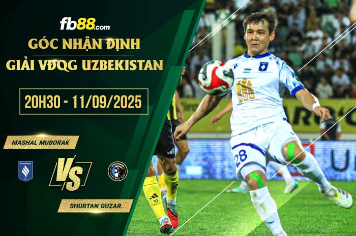 fb88-soi kèo Mashal Muborak vs Shurtan Guzar