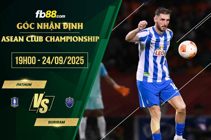 fb88-chi tiết kèo trận đấu Pathum vs Buriram