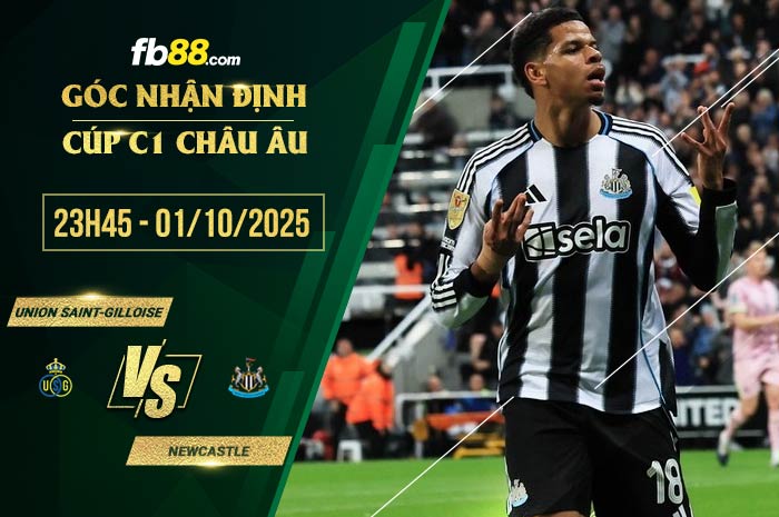 fb88-thông số trận đấu Union Saint-Gilloise vs Newcastle