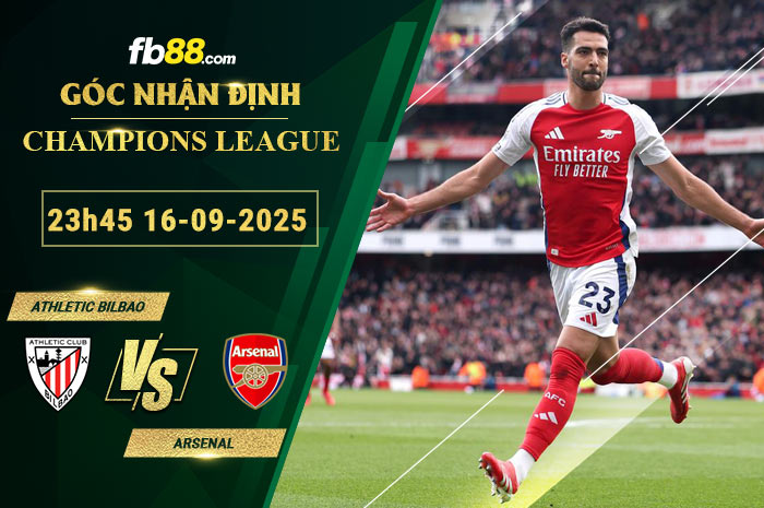 fb88-soi-keo-tran-dau-Athletic-Bilbao-vs-Arsenal-16-09-2025