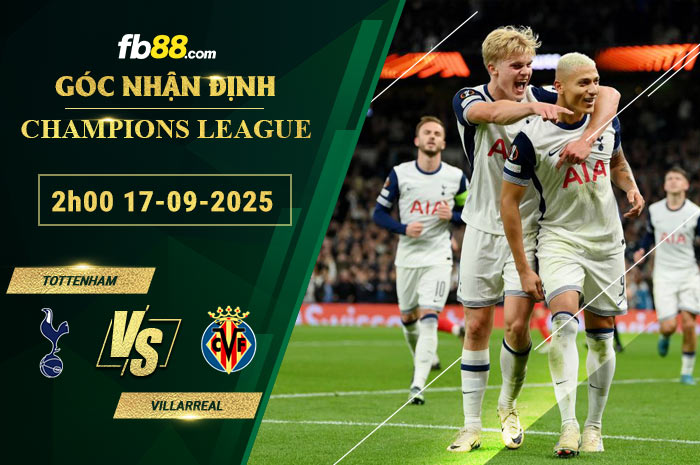 fb88-soi-keo-tran-dau-Tottenham-vs-Villarreal-17-09-2025