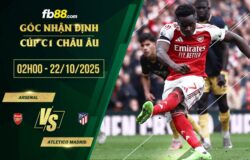fb88-soi kèo Arsenal vs Atletico Madrid