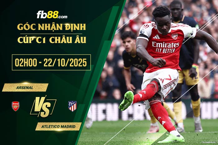 fb88-soi kèo Arsenal vs Atletico Madrid