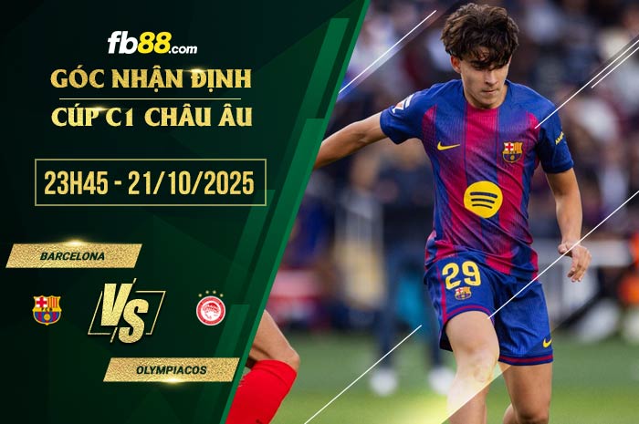 fb88-soi kèo Barcelona vs Olympiacos