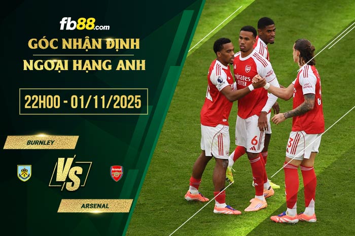 fb88-soi kèo Burnley vs Arsenal