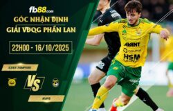fb88-chi tiết kèo trận đấu Ilves Tampere vs KuPS