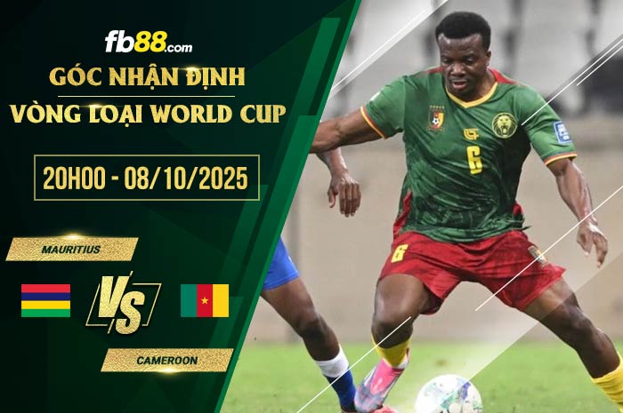 fb88-soi kèo Mauritius vs Cameroon