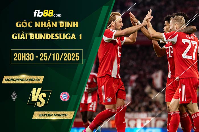 fb88-soi kèo Monchengladbach vs Bayern Munich