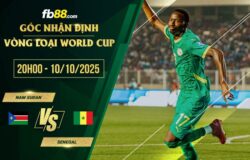 fb88-soi kèo Nam Sudan vs Senegal