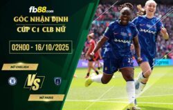 fb88-soi kèo Nữ Chelsea vs Nữ Paris
