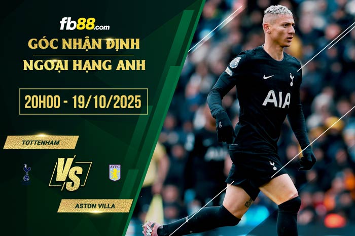 fb88-soi kèo Tottenham vs Aston Villa