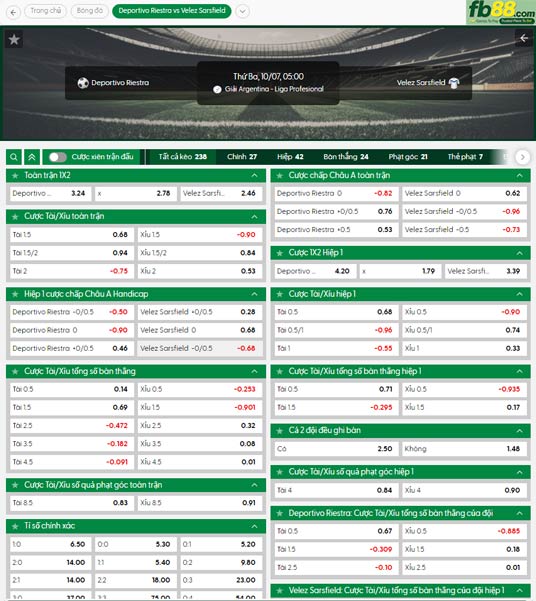 fb88-ty-le-tran-dau-Deportivo-Riestra-vs-Velez-Sarsfield-07-10-2025